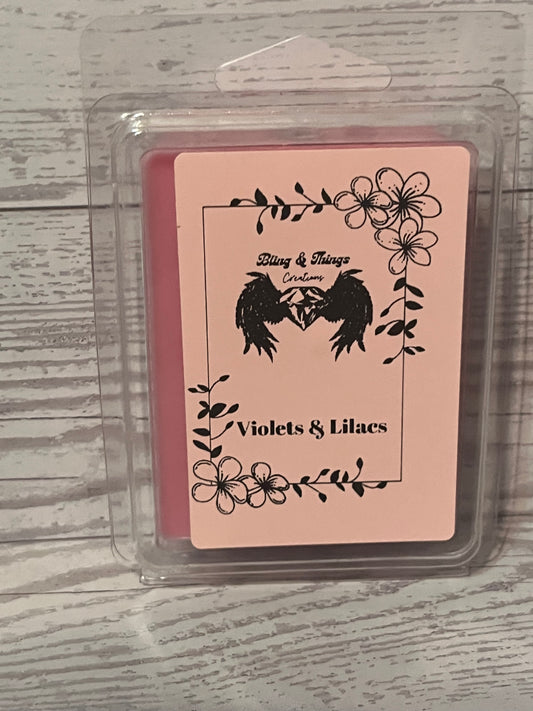 Violets and lilacs wax melts