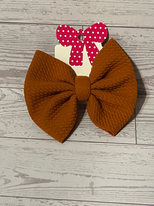 Brown bow/headband