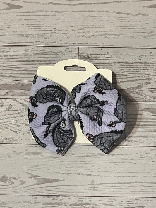 Purple Eeyore Bow