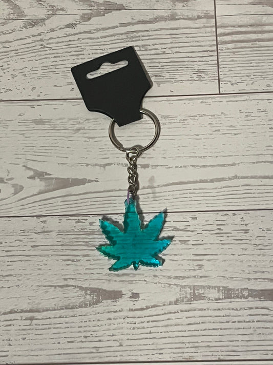 Maple leaf keychain