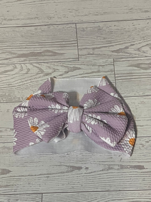 purple flower headwrap