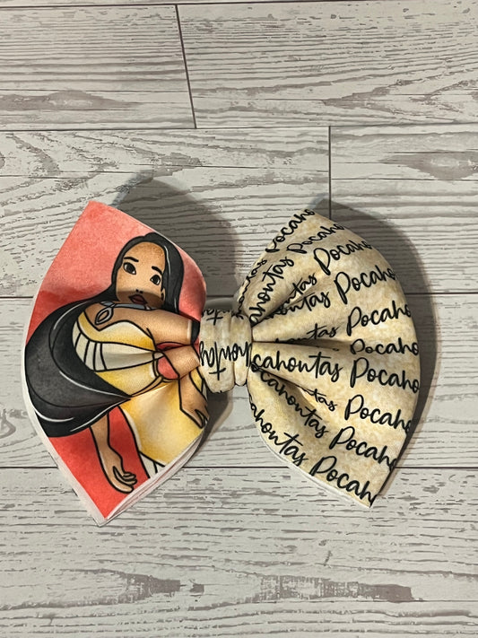 Pocahontas bow/headband/hairtie