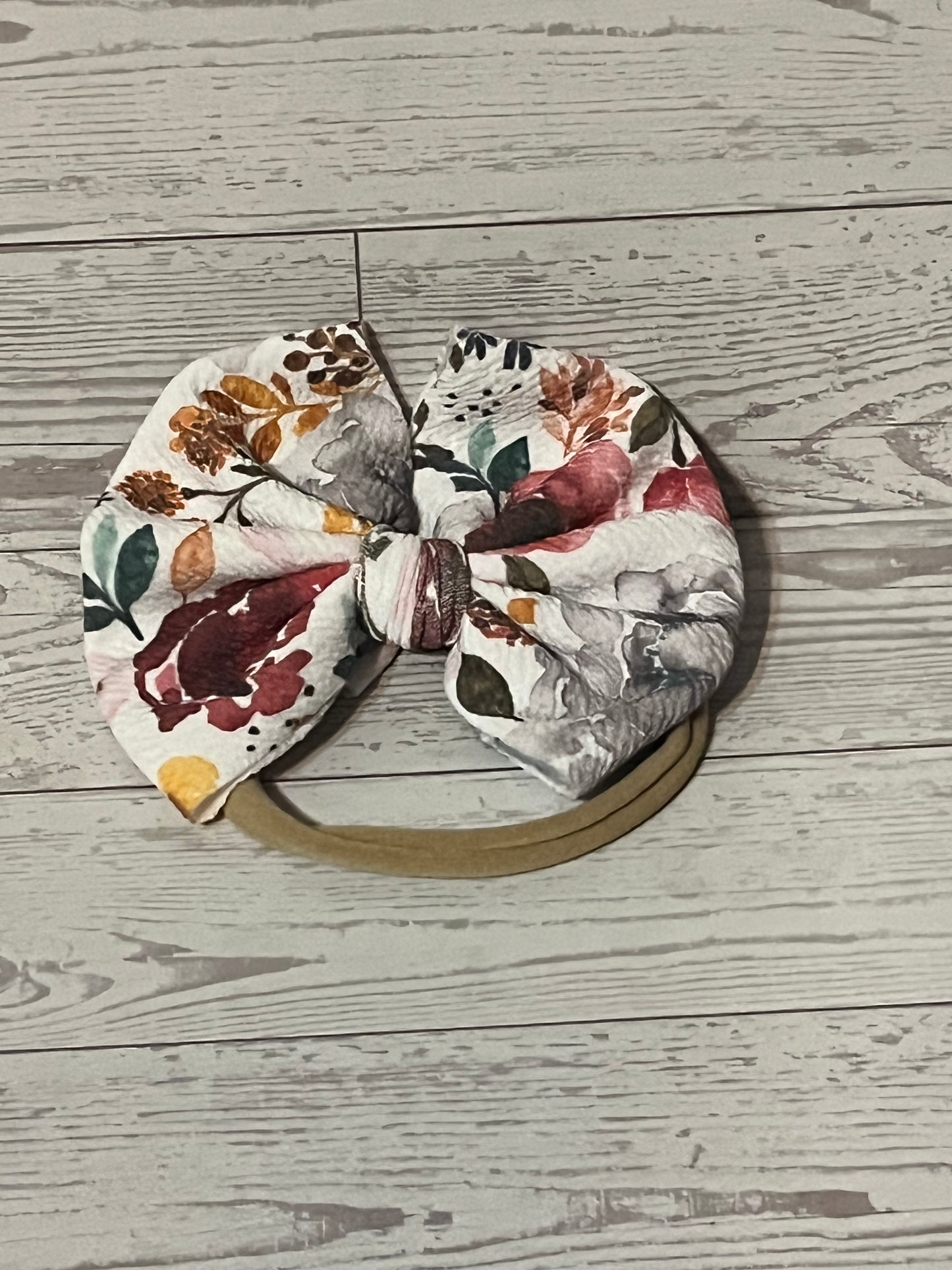 pink and purple flower headband