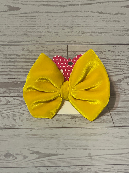 yellow bow
