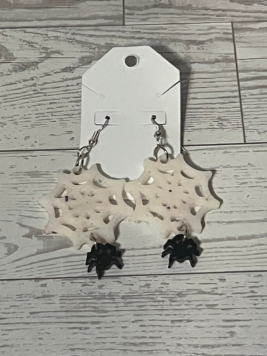 Spider Web Earrings