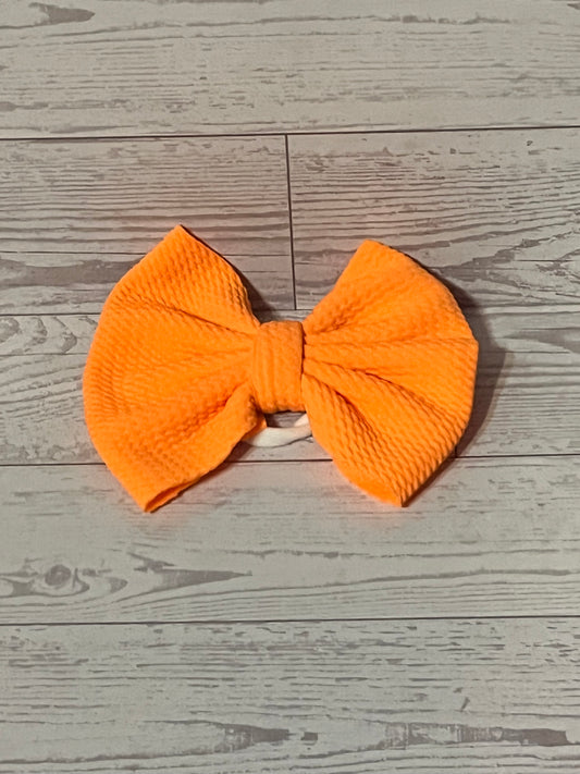 Bright Orange Hair Ties