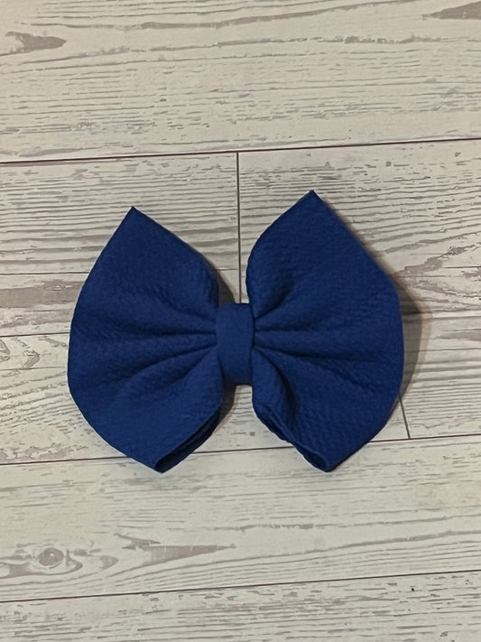 Navy blue hair tie