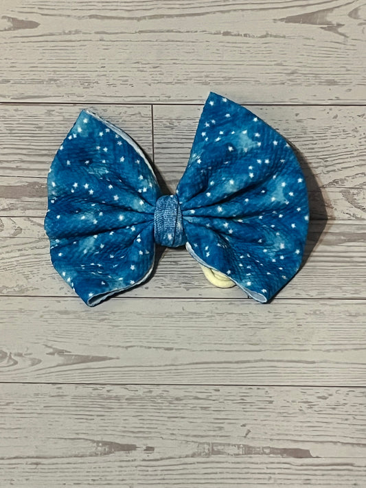 blue star headband